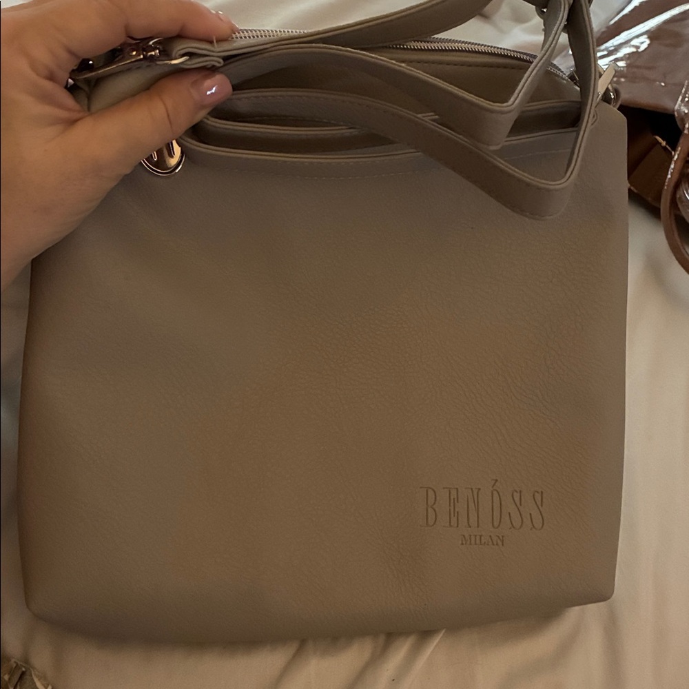 Benoss Milan Beige Crossbody Bag